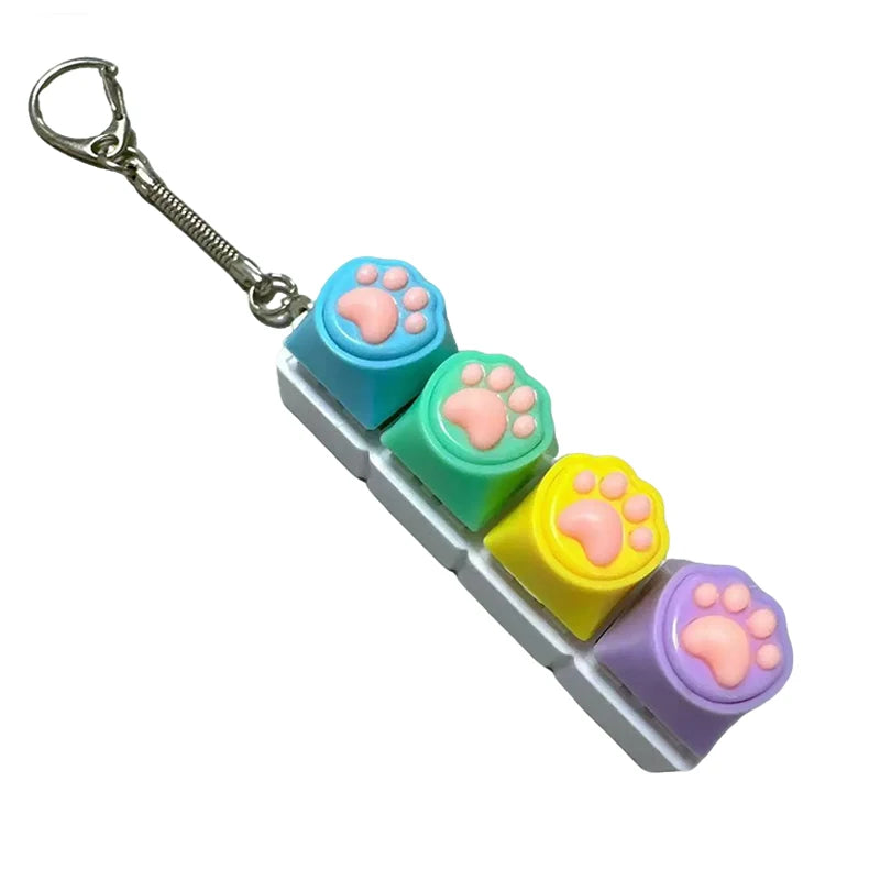 MEOWZY™️Cute Paw Clicker Keychain