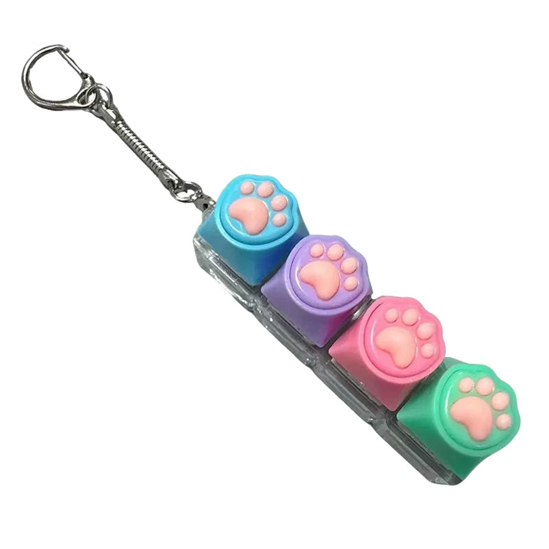 MEOWZY™️Cute Paw Clicker Keychain