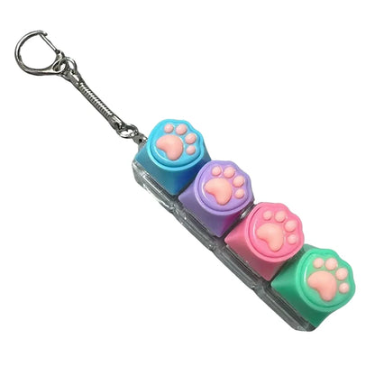 MEOWZY™️Cute Paw Clicker Keychain