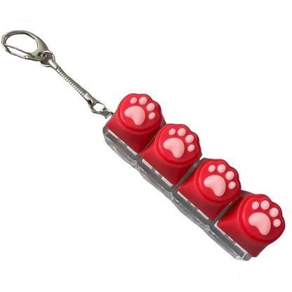 MEOWZY™️Cute Paw Clicker Keychain