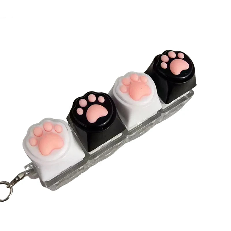 MEOWZY™️Cute Paw Clicker Keychain
