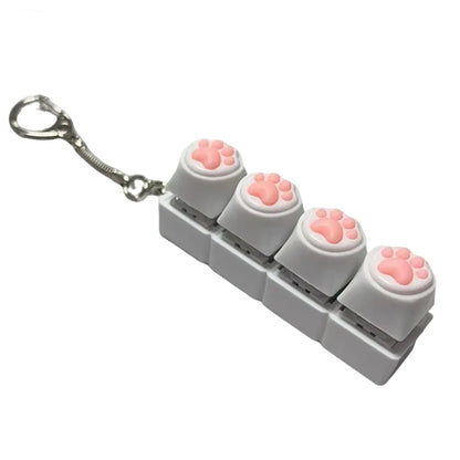 MEOWZY™️Cute Paw Clicker Keychain